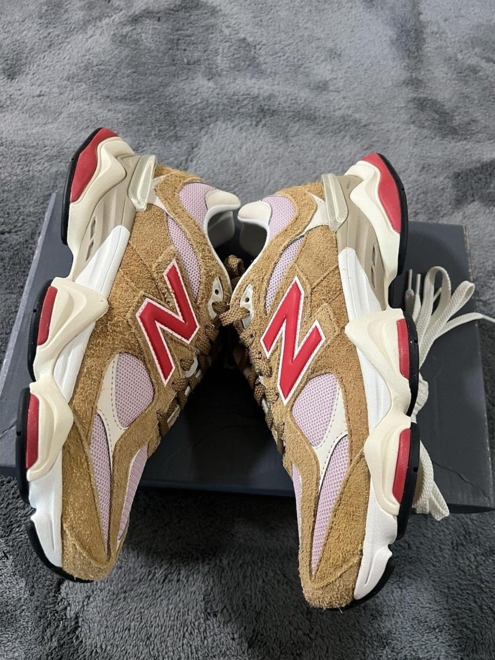 New Balance Pink & Tan Retro 9060s